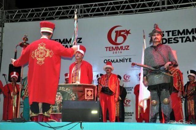 Osmaniye de Binlerce Kişi  demokrasi  N&ouml;betinde 3