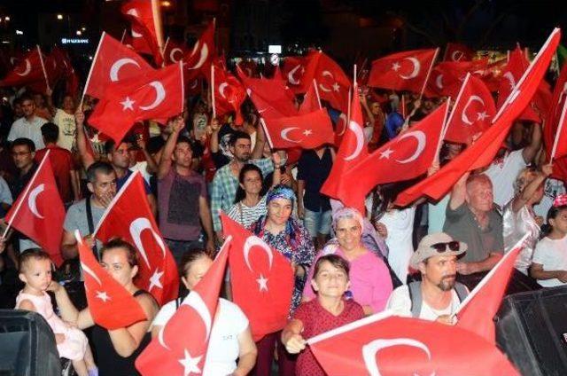 15 Temmuz Darbe Girişimi Bodrum'da Da Anıldı