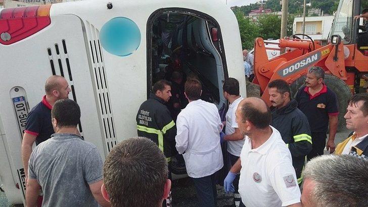 Giresun’da Trafik Kazası: 23 Yaralı G5