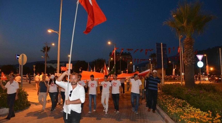 Ortaca&rsquo;da 15 Temmuz Demokrasi Ve Milli Birlik G&uuml;n&uuml; Etkinlikleri