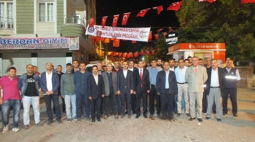 Malazgirt&rsquo;te 15 Temmuz Şehitlerini Anma, Demokrasi Ve Milli Birlik G&uuml;n&uuml;