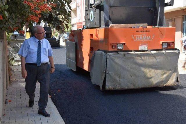 Başkan Kadir Albayrak Üst Yapı Çalışmalarını İnceledi