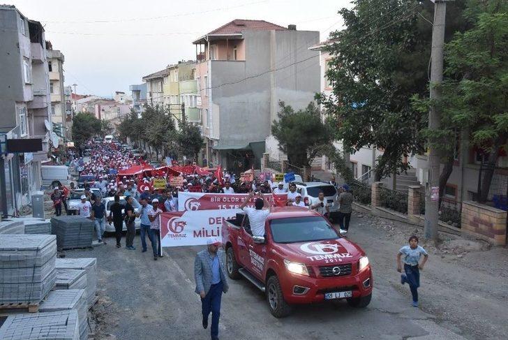 Malkara’da Demokrasi Ve Milli Birlik Yürüyüşü G4