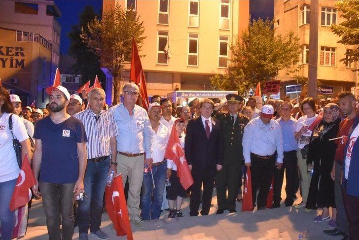 Malkara’da Demokrasi Ve Milli Birlik Yürüyüşü G5