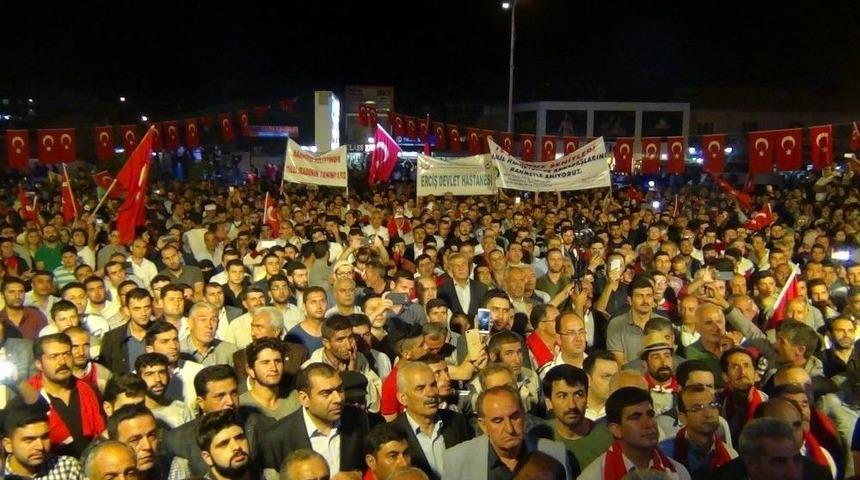 Erciş&rsquo;te 15 Temmuz Demokrasi Ve Milli Birlik G&uuml;n&uuml;