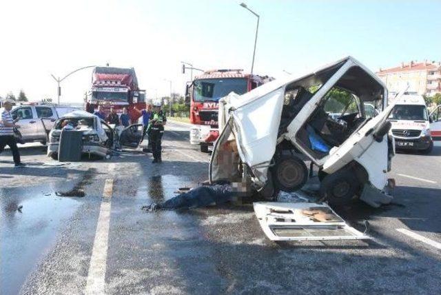 Kavşakta Kamyon Dehşeti: 1 Ölü, 5 Yaralı