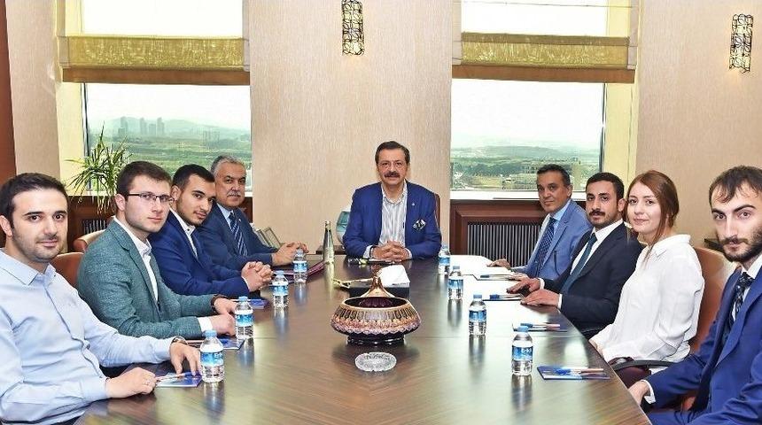 Tobb Et&uuml;&rsquo;n&uuml;n 15 Temmuz Gazileri Hisarcıklıoğlu&rsquo;nu Ziyaret Etti