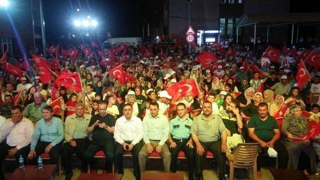 Yavuzeli’nde 15 Temmuz Zaferi Kutlamaları