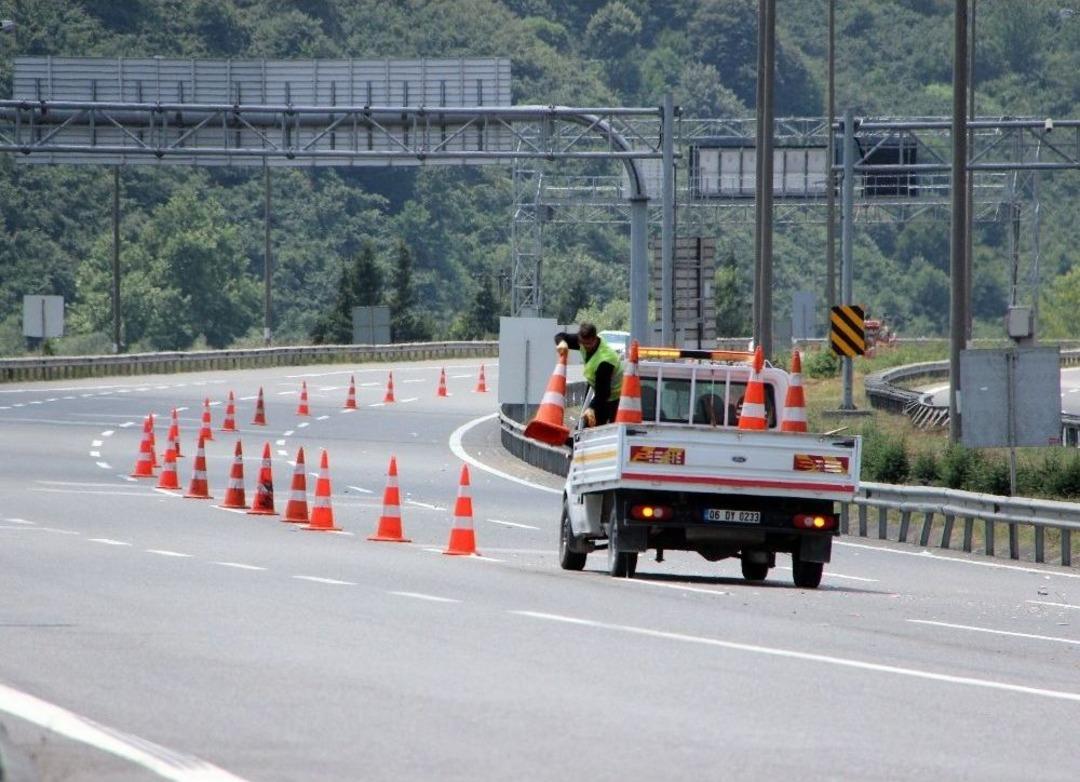 Tem Otoyolu Trafiğe A&ccedil;ıldı, Bolu Dağı&rsquo;nda Trafik Rahatladı