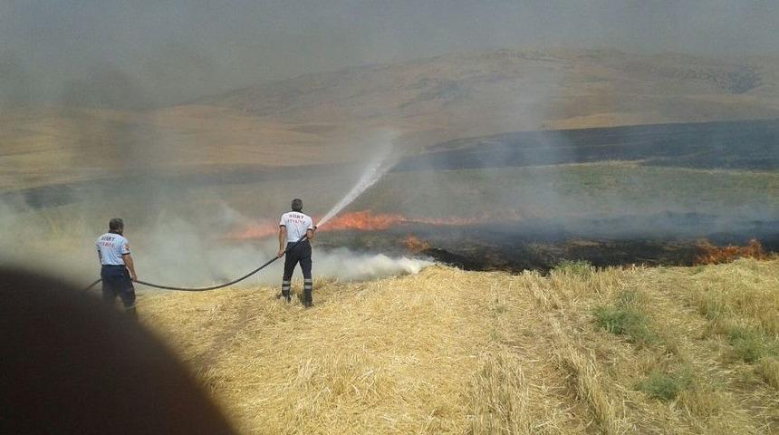 Siirt&rsquo;te Anız Yangını