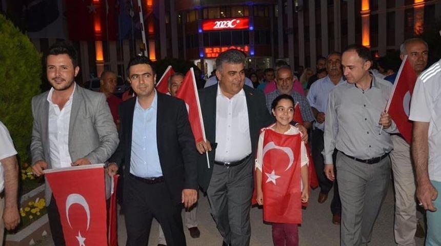 Ereğli&rsquo;de Binler 15 Temmuz N&ouml;betinde