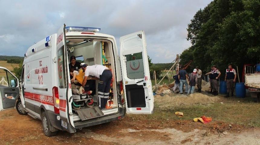 Kuyuya D&uuml;şen İş&ccedil;i Ağır Yaralandı