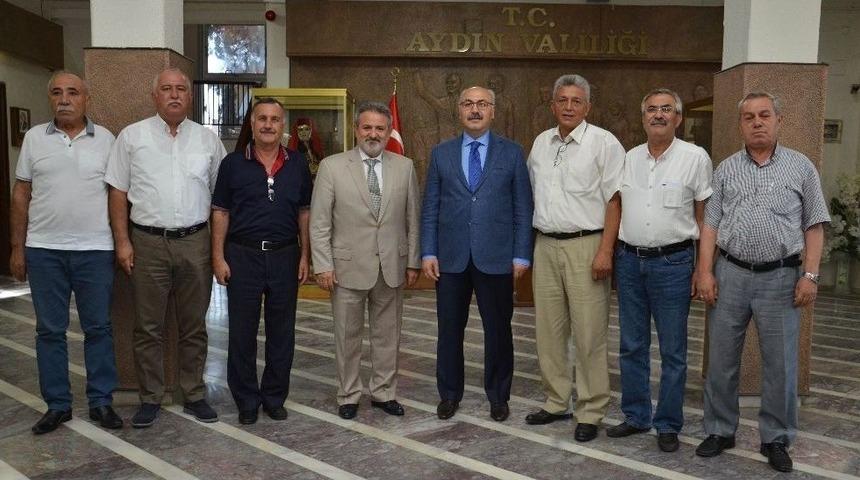 Aydın Esnafından Vali K&ouml;şger&rsquo;e &lsquo;hoş Geldin&rsquo; Ziyareti