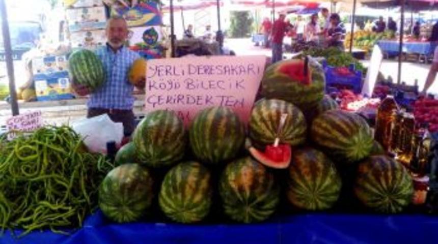 Bilecik&rsquo;in Yerli Karpuzu G&ouml;r&uuml;c&uuml;ye &Ccedil;ıktı
