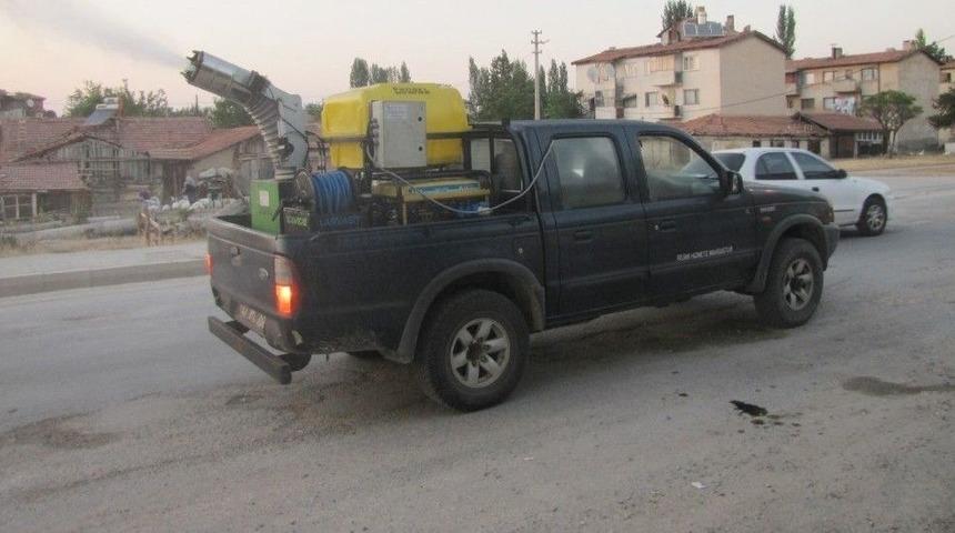 Hisarcık Belediyesinden Haşere İlaçlama Çalışması