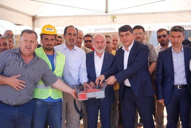 Taşlıca Sanayi Camisinin Temeli Dualarla Atıldı 2