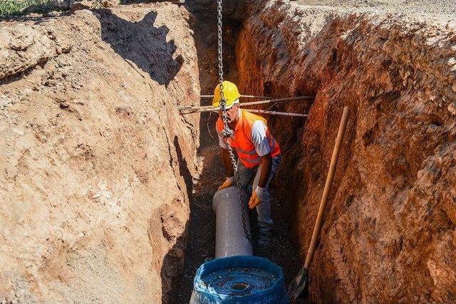 Maski Yazıhan’da Altyapı Çalışmalarına Devam Ediyor