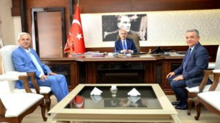 Toyran Ve Kayalı&rsquo;dan Aydın Valisi K&ouml;şger&rsquo;e Ziyaret