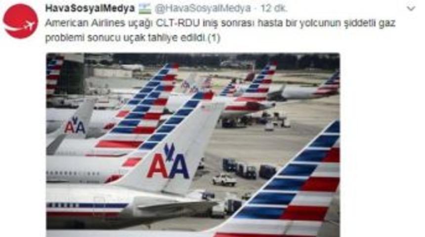 Yolcunun Gaz Problemi U&ccedil;ağı Boşalttırdı