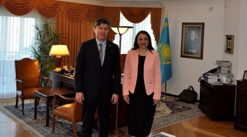 Patronların Başkanı Kazakistan Cumhuriyeti Ankara B&uuml;y&uuml;kel&ccedil;iliğinde