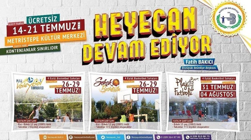 Gen&ccedil;lik Turnuvaları Başlıyor, Heyecan Kaldığı Yerden Devam Ediyor