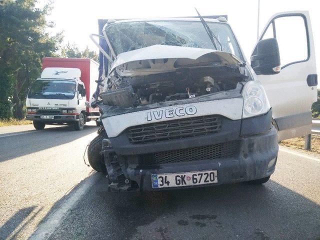 Bafra’da Trafik Kazası: 1 Yaralı