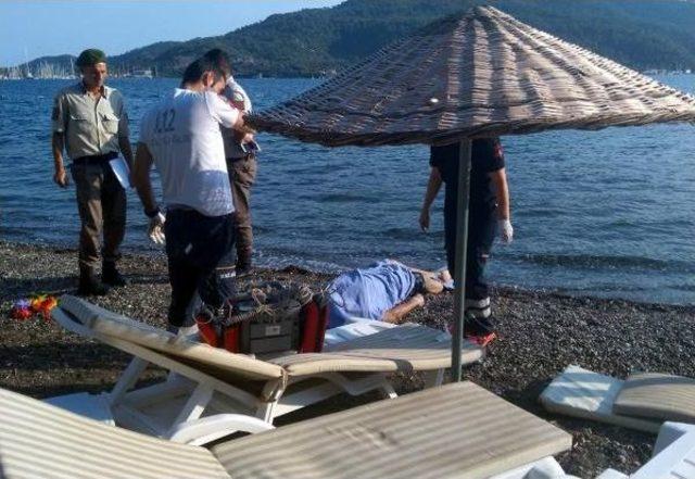 Marmaris te Y&uuml;zme Bilmeyen Bir Kişi Boğuldu 1