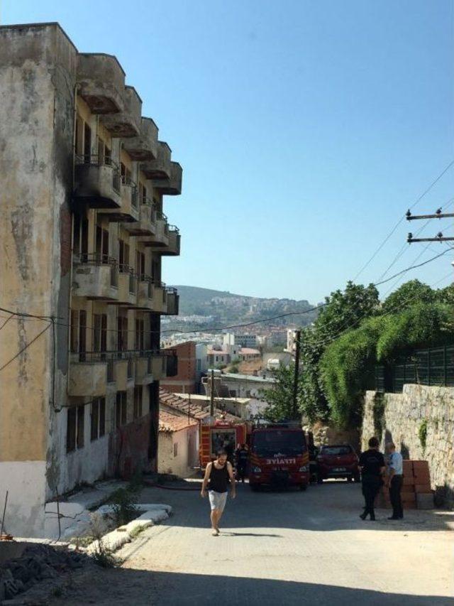 Kuşadası&rsquo;nda Yangın 2