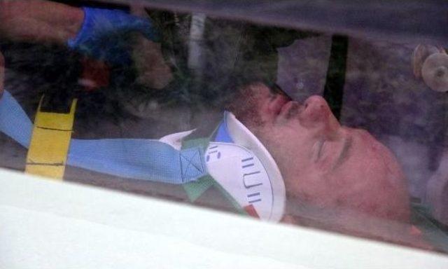 Karab&uuml;k te Devrilen Motosikletin S&uuml;r&uuml;c&uuml;s&uuml; Yaralandı 2