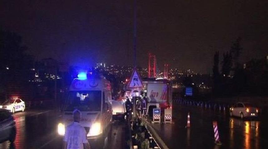 15 Temmuz Şehitler Köprüsü'nde Trafik Kazası: 2 Yaralı