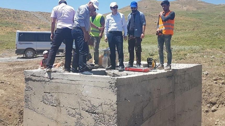 Başkan Epcim, 3500 Rakımdaki &Ccedil;alışmaları Denetledi