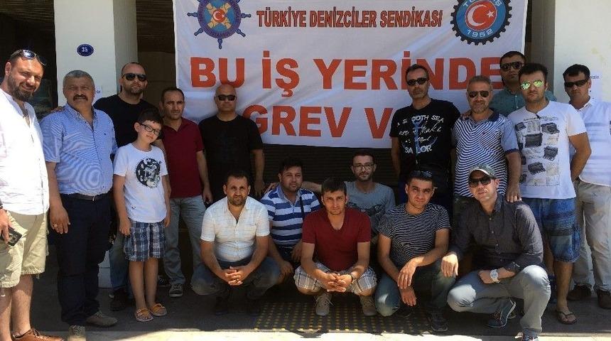 İzdeniz&rsquo;de Grev 7. G&uuml;n&uuml;nde