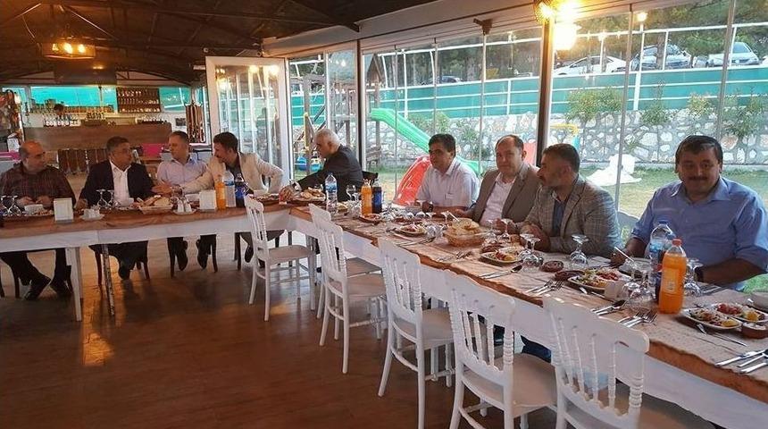 Başkan Yal&ccedil;ın, Veda Yemeğine Katıldı