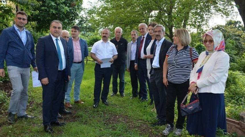 G&ouml;rele&rsquo;de Yeni &Uuml;niversite Binasının Yapılacağı Arazide İnceleme Yapıldı.