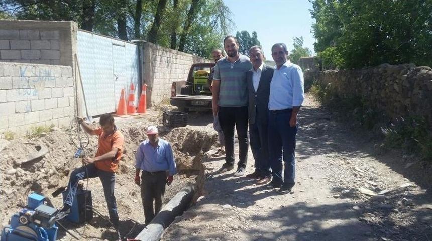 Taşlı&ccedil;ay&rsquo;da Su Projesi Son Aşamada