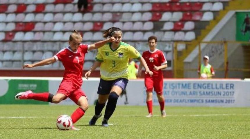 T&uuml;rkiye-Brezilya: 1-4 (İşitme Engelliler Olimpiyatı)