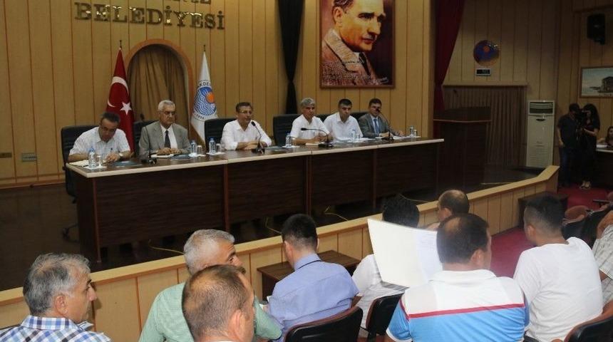 Pamuk, Mahalle Muhtarlarıyla Bir Araya Geldi