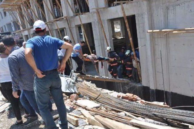 15 Metre Yükseklikten Aşağı Düşen Inşaat Işçisi Tedavi Altına Alındı. 