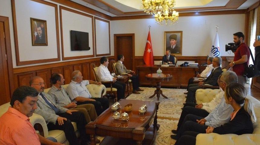 Chp İl Başkanı Kiraz&rsquo;dan Vali Kaban&rsquo;a Hayırlı Olsun Ziyareti