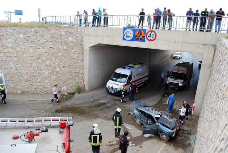 Otomobil Köprüden Uçtu: 1 Ölü, 1 Yaralı