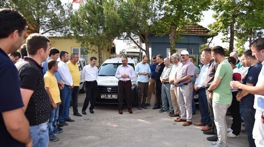 Başkan &Uuml;z&uuml;lmez K&ouml;sek&ouml;y Garajını Ziyaret Etti