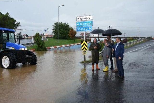 Trakya'da Sağanak Yağış Etkili Oldu (4)