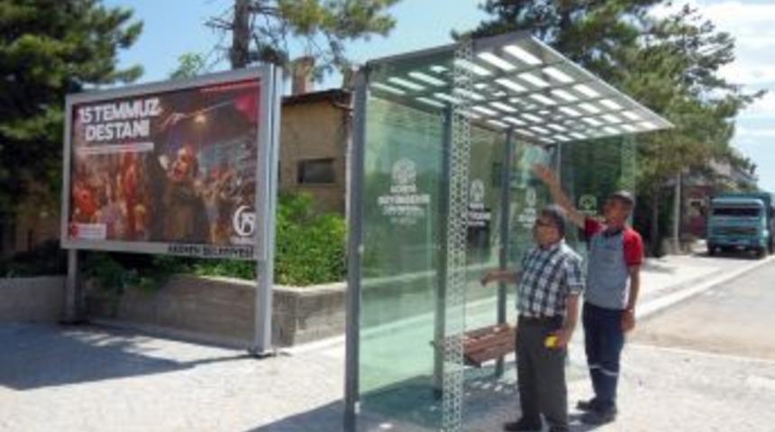 Konya’da İlçelere Modern Otobüs Durakları Yapılıyor