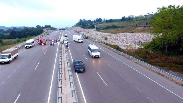 Sinop’ta Trafik Kazası: 1 Yaralı