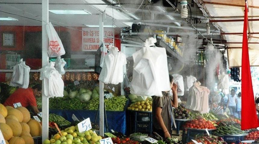 Meyve Ve Sebzelerini Sıcakta Soğuk Buharla Koruyor