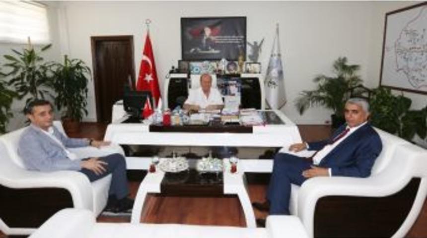Bil Ve Afad İl M&uuml;d&uuml;rlerinden Başkan &Ouml;zakcan&rsquo;a Ziyaret