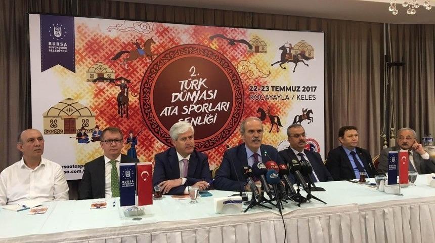 T&uuml;rk D&uuml;nyası Ata Sporları Şenliği&rsquo;nde Bursa&rsquo;da Buluşuyor