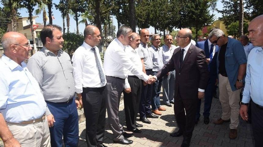 Vali Mahmut Demirtaş, Karaisalı’da İncelemelerde Bulundu
