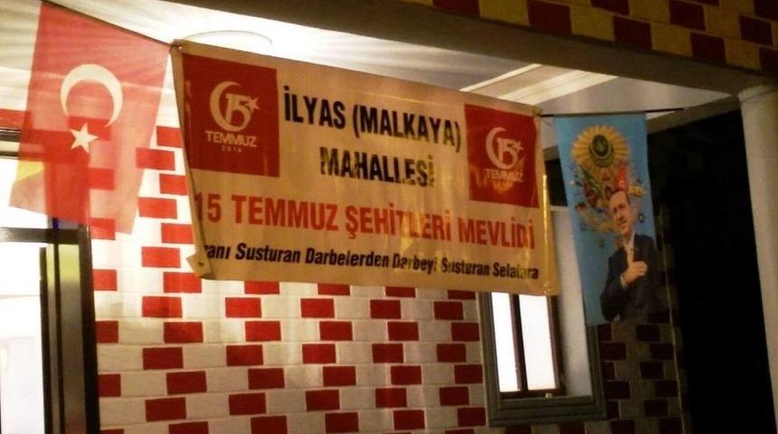 &Ccedil;&uuml;ng&uuml;ş&rsquo;te 15 Temmuz Şehitleri İ&ccedil;in Mevlit Okutuldu