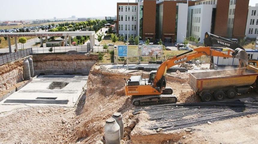 Karaman&rsquo;da Hastane Alt Ge&ccedil;idinde &Ccedil;alışmalar S&uuml;r&uuml;yor